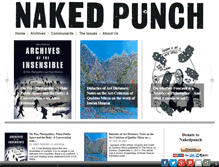 Tablet Screenshot of nakedpunch.com